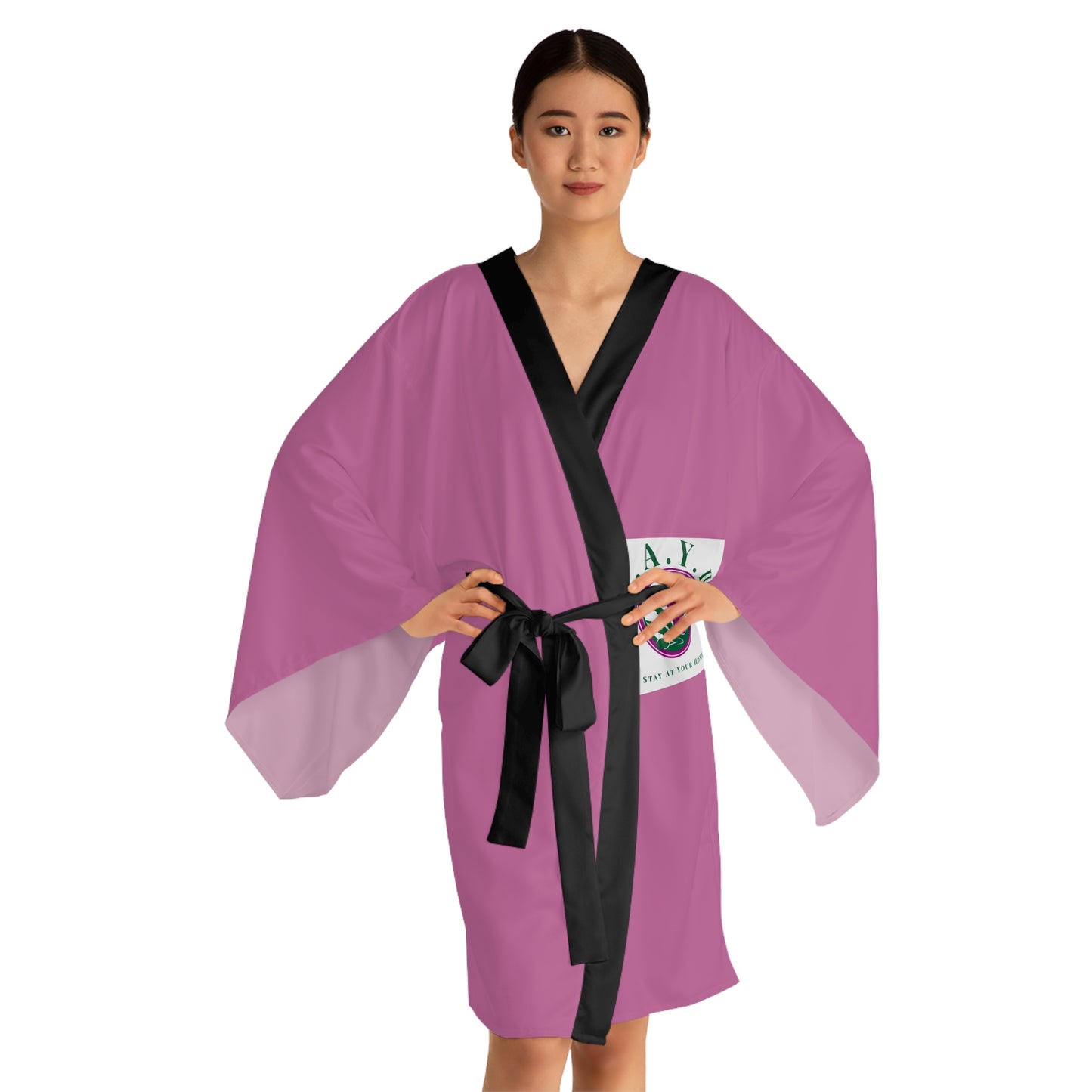 Long Sleeve Kimono Robe (AOP)