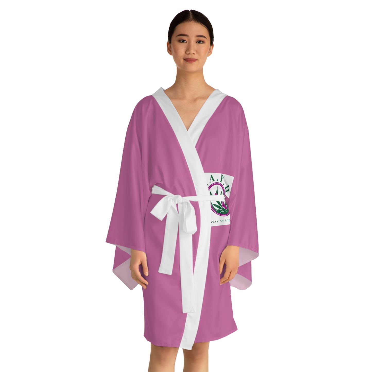 Long Sleeve Kimono Robe (AOP)